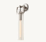 Aisha Glass Cylinder Sconce