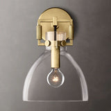 Aidas Glass Cloche Sconce 8"