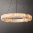 Alabaster Ezreal Round Chandelier 31"