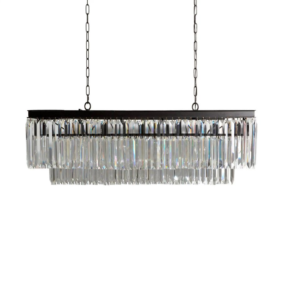 Beau Tiered Rectangular Chandelier