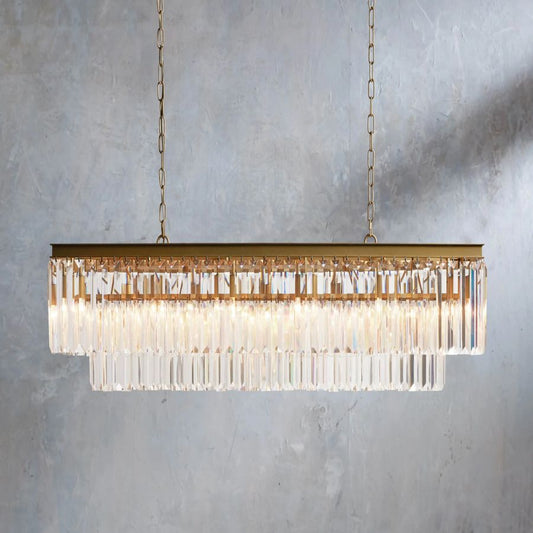 Beau Tiered Rectangular Chandelier