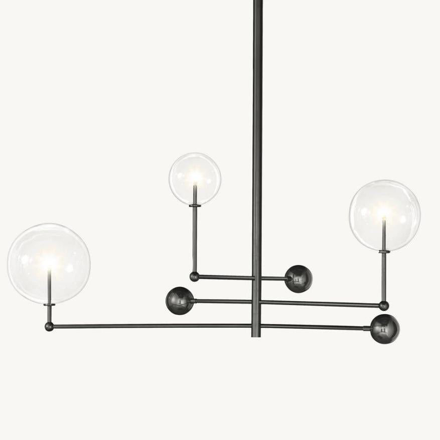 Bubble Globe Mobile 3-Arm Chandelier