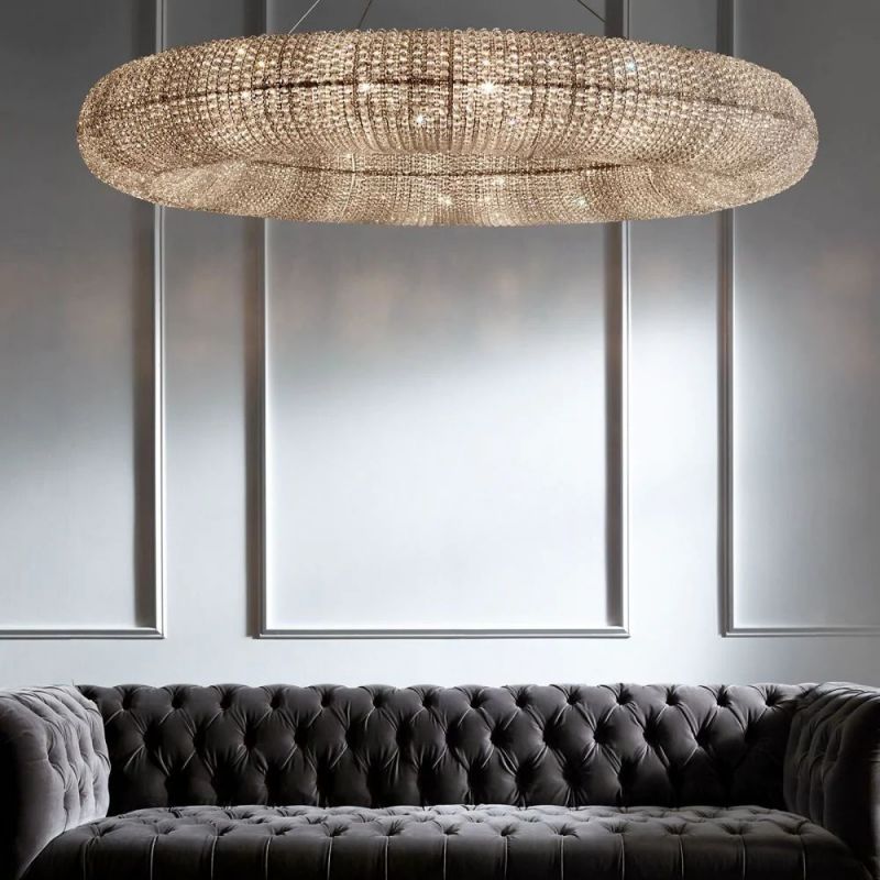 Chinot Round Led Chandelier 72“