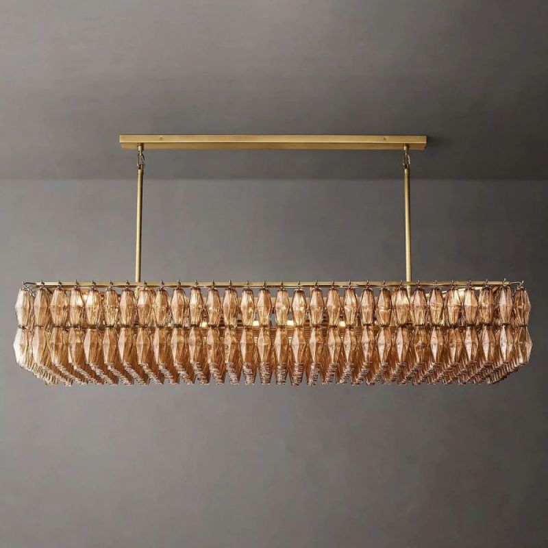 Dezeen Rectangle Chandelier 74"