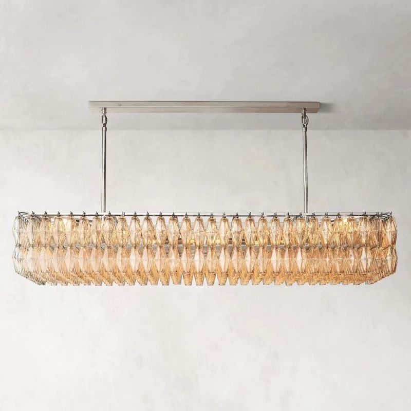 Dezeen Rectangle Chandelier 74"