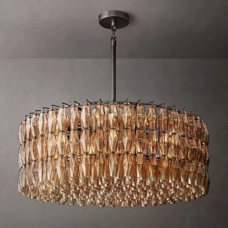 Dezeen Round Chandelier 37"