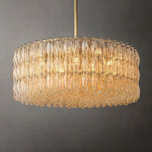 Dezeen Round Chandelier 37"