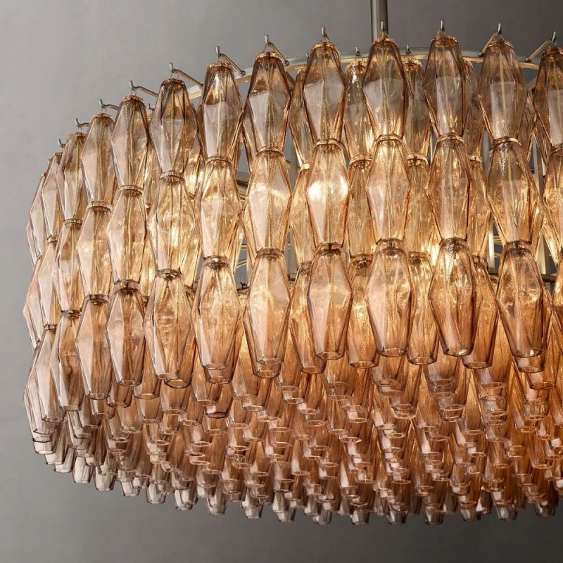 Dezeen Round Chandelier 37"