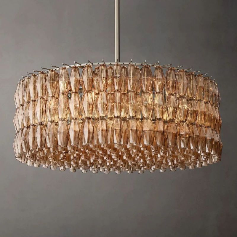 Dezeen Round Chandelier 37"