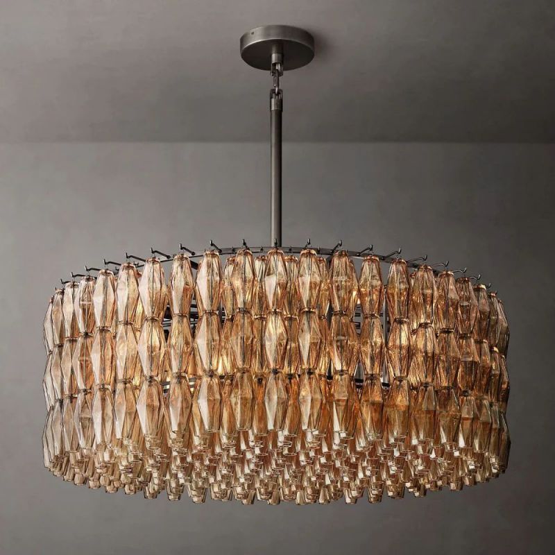 Dezeen Round Chandelier 47"