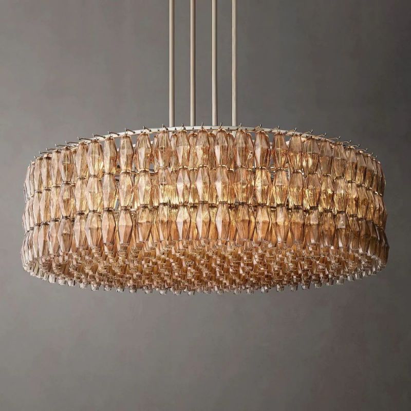 Dezeen Round Chandelier 61"