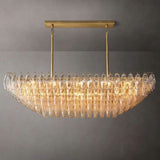 Dezeen Tiered Rectangle Chandelier 54"