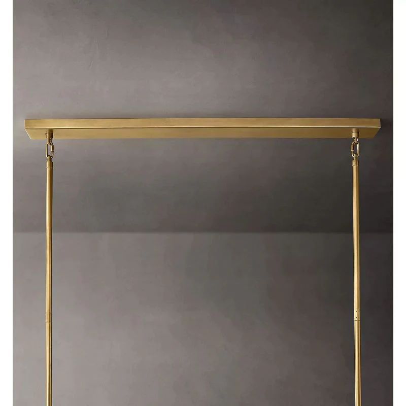 Dezeen Tiered Rectangle Chandelier 54"