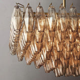 Dezeen Tiered Rectangle Chandelier 54"