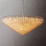 Dezeen Tiered Round Chandelier 61"