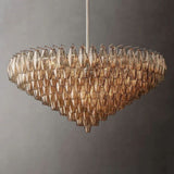 Dezeen Tiered Round Chandelier 47"