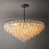 Dezeen Tiered Round Chandelier 37"