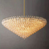 Dezeen Tiered Round Chandelier 61"