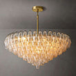 Dezeen Tiered Round Chandelier 37"