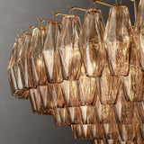 Dezeen Tiered Round Chandelier 47"