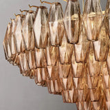 Dezeen Tiered Round Chandelier 61"