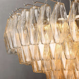 Dezeen Tiered Round Chandelier 47"