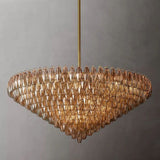 Dezeen Tiered Round Chandelier 61"