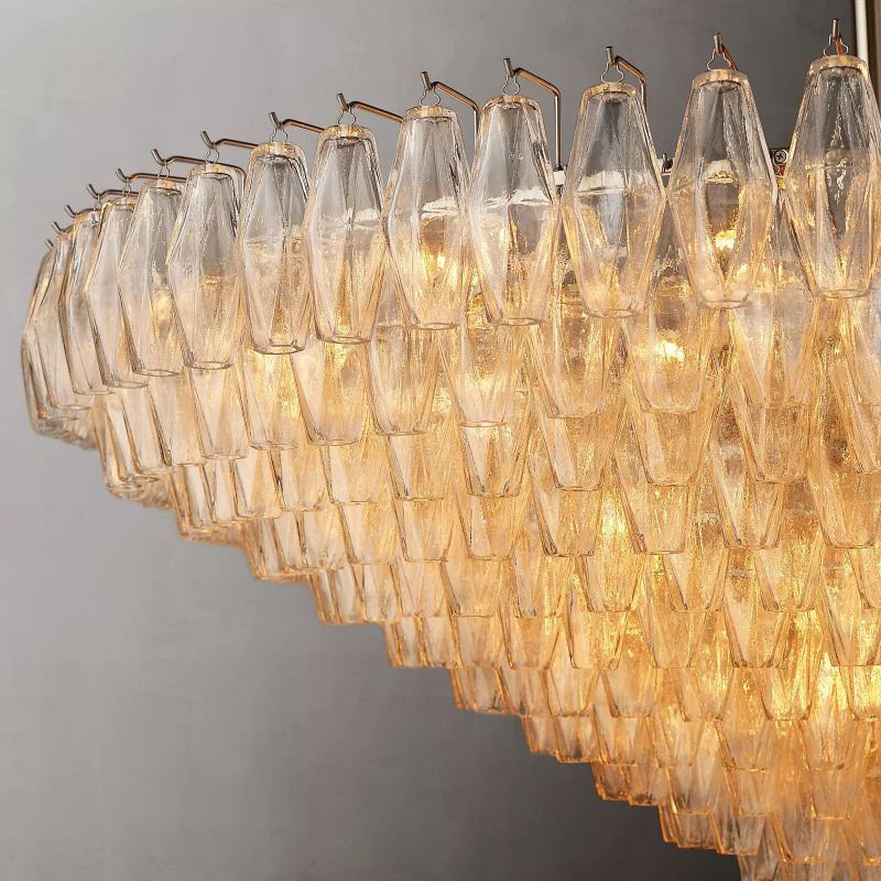 Dezeen Tiered Round Chandelier 61"