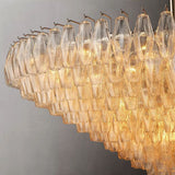 Dezeen Tiered Round Chandelier 61"