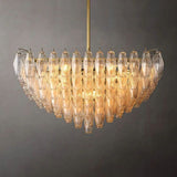 Dezeen Tiered Square Chandelier 32"