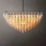 Dezeen Tiered Square Chandelier 32"