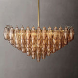 Dezeen Tiered Square Chandelier 32"