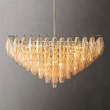 Dezeen Tiered Square Chandelier 32"