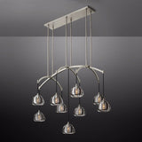 Dimple Linear Chandelier 54"