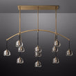 Dimple Linear Chandelier 72"