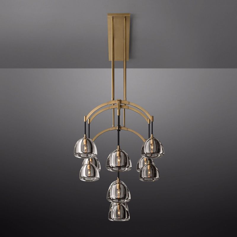 Dimple Linear Chandelier 72"