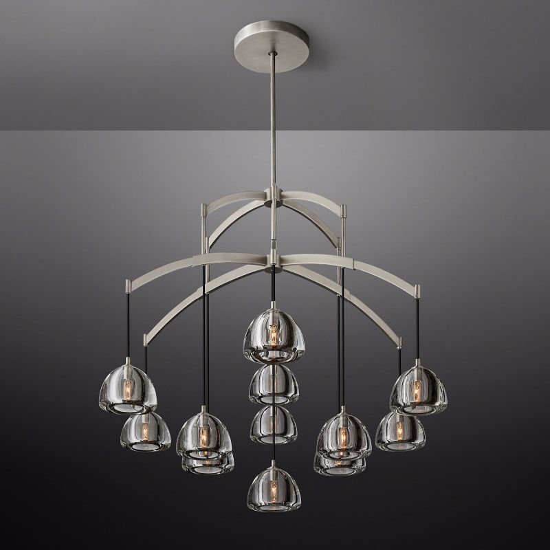 Dimple Round Chandelier 48"