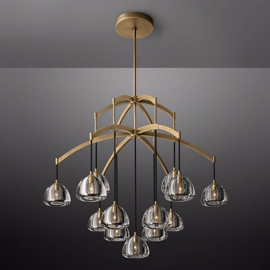 Dimple Round Chandelier 48"