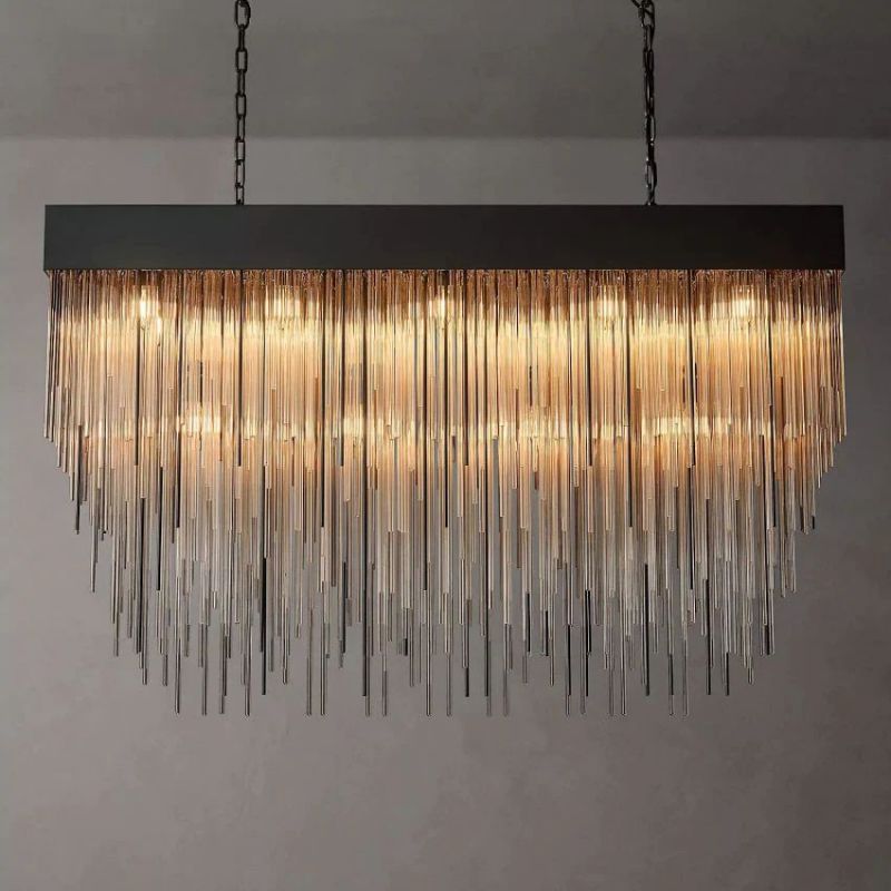 Fall Rectangle Chandelier 54"