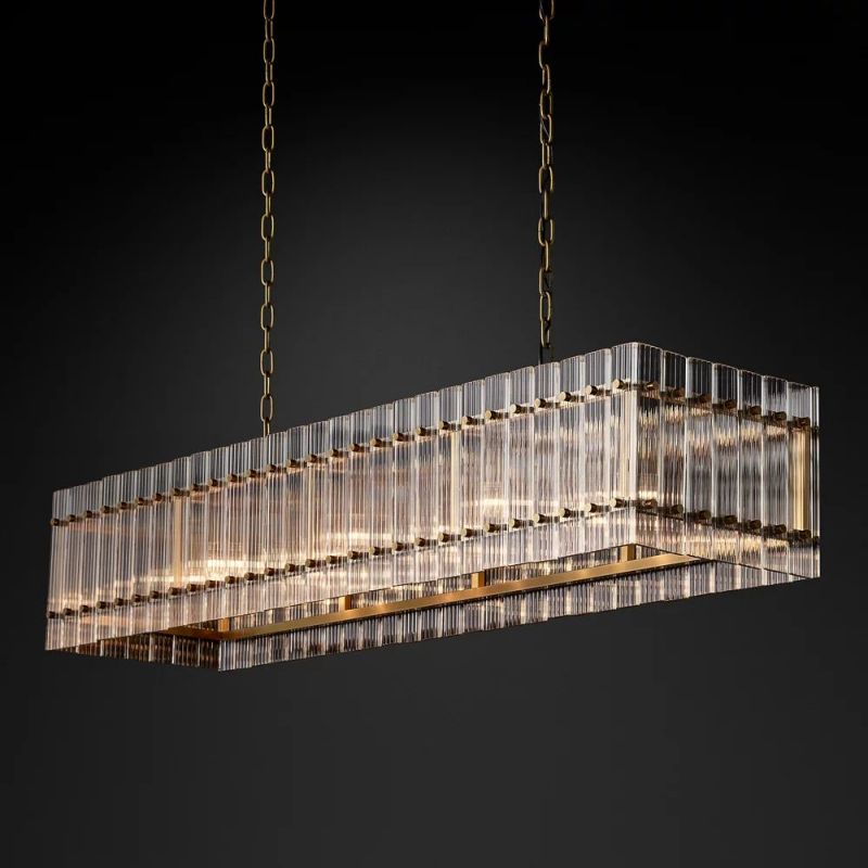 Fiona Rectangular Chandelier 54"