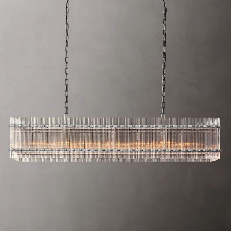 Fiona Rectangular Chandelier 54"