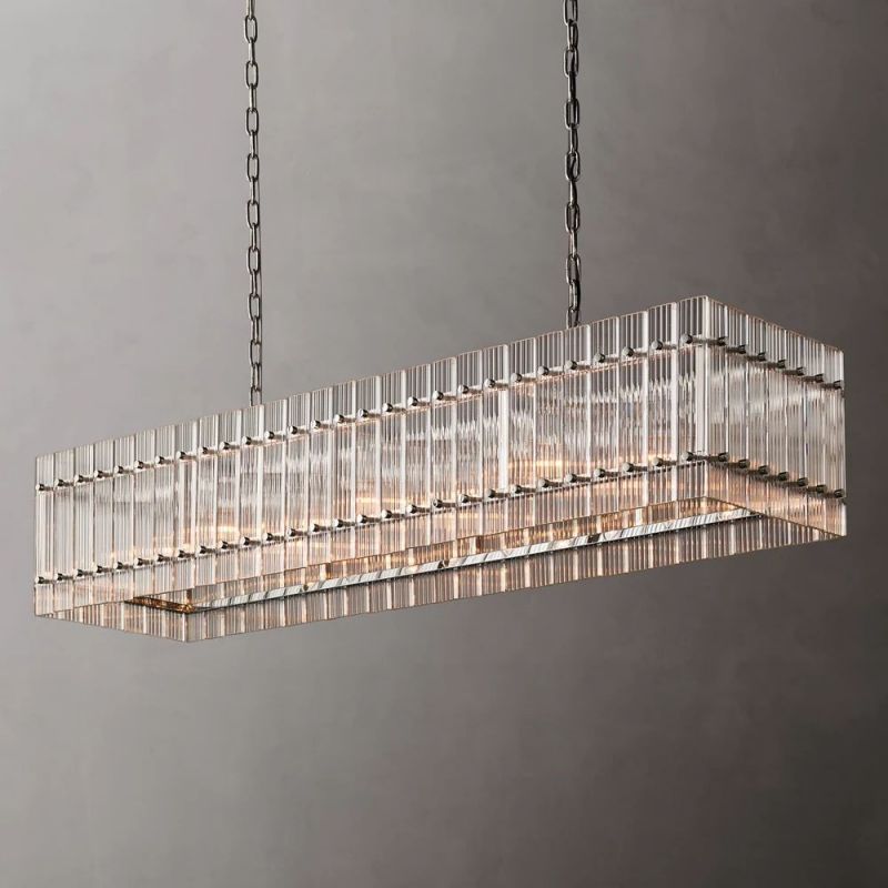 Fiona Rectangular Chandelier 54"