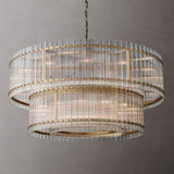 Fiona Two-Tier Round Chandelier 60"