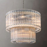 Fiona Two-Tier Round Chandelier 37"