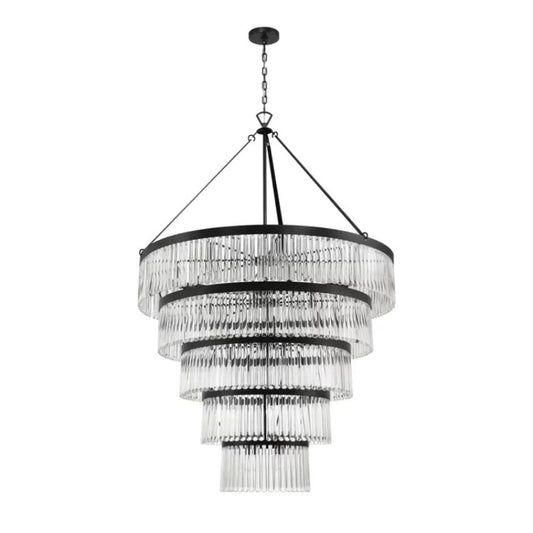 Grant 5-Tier Round Chandelier 48"