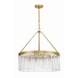 Grant Crystal Waterfall Round Chandelier