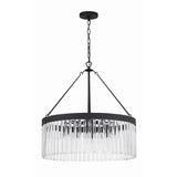 Grant Crystal Waterfall Round Chandelier