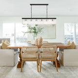 Grant Crystal Waterfall Rectangle Chandelier