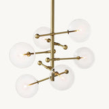 Bubble Globe Mobile 6-Arm Chandelier