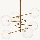 Bubble Globe Mobile 6-Arm Chandelier